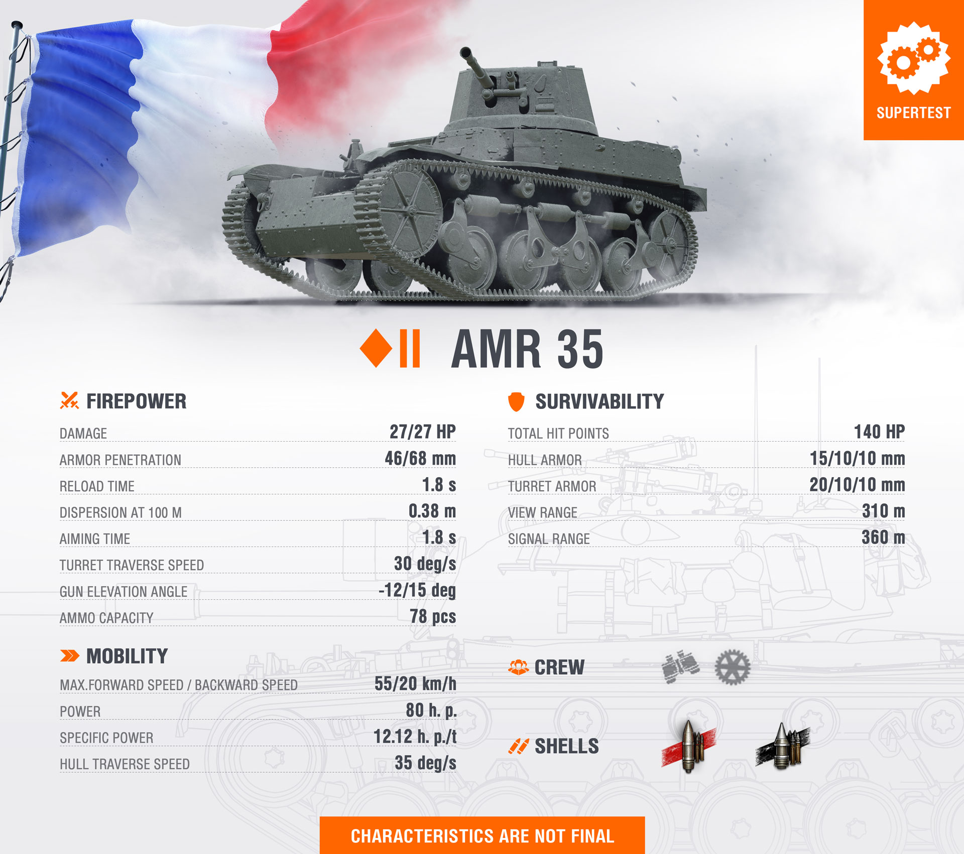 WoT Template New-Tank AMR 35 EN