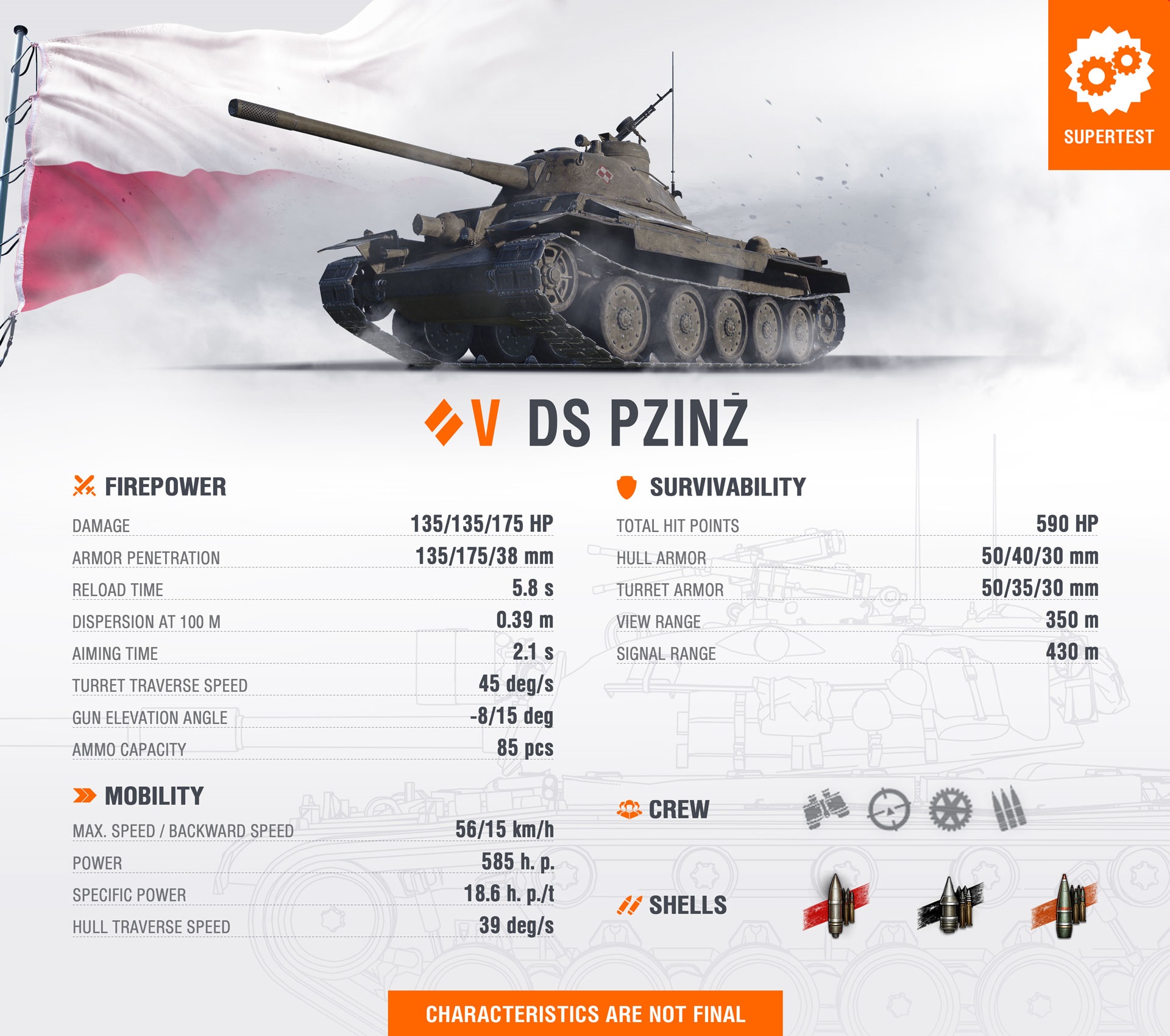 WoT Template New Tank DS PZInz EN